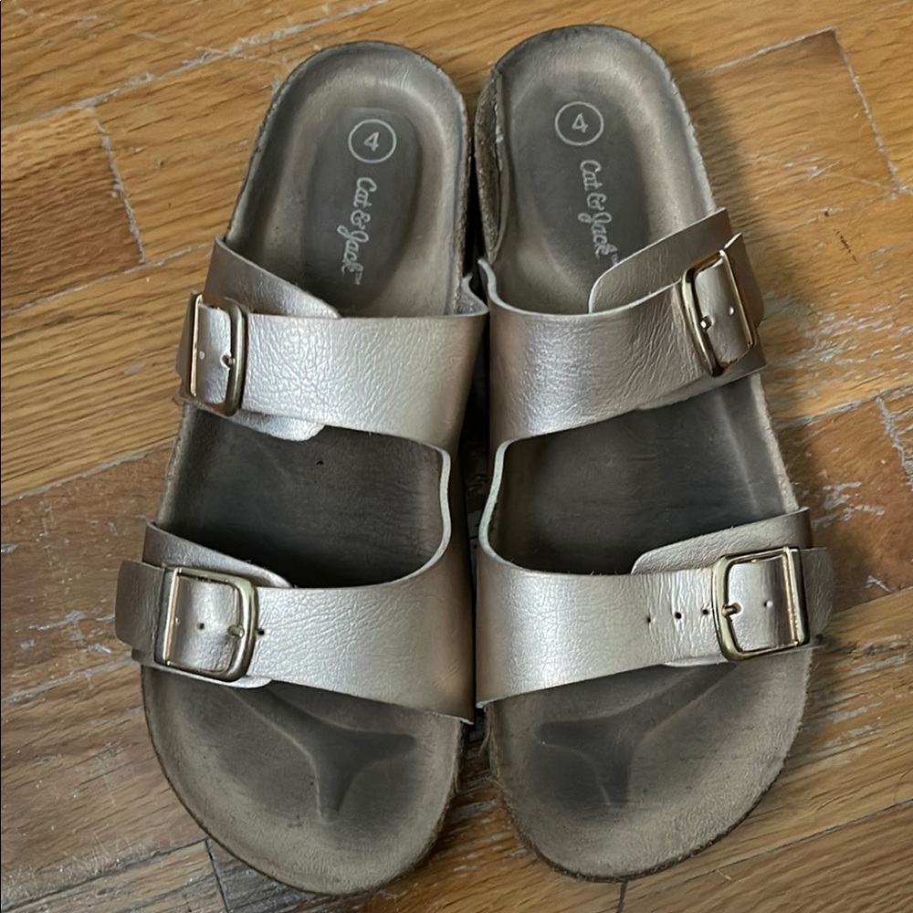 Cat & Jack Girls Metallic Sandals
